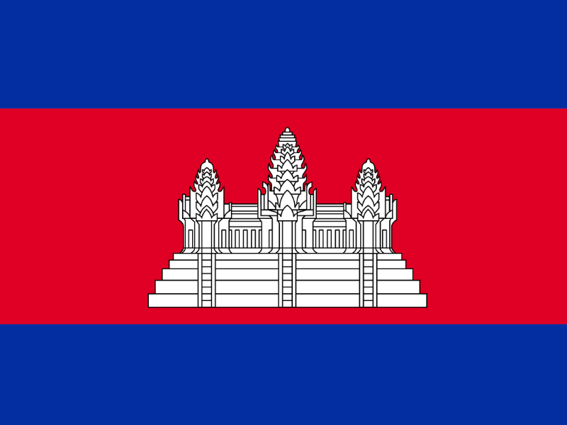 Angkor Wat trên quốc kỳ Campuchia - Du lịch 360Go